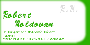 robert moldovan business card